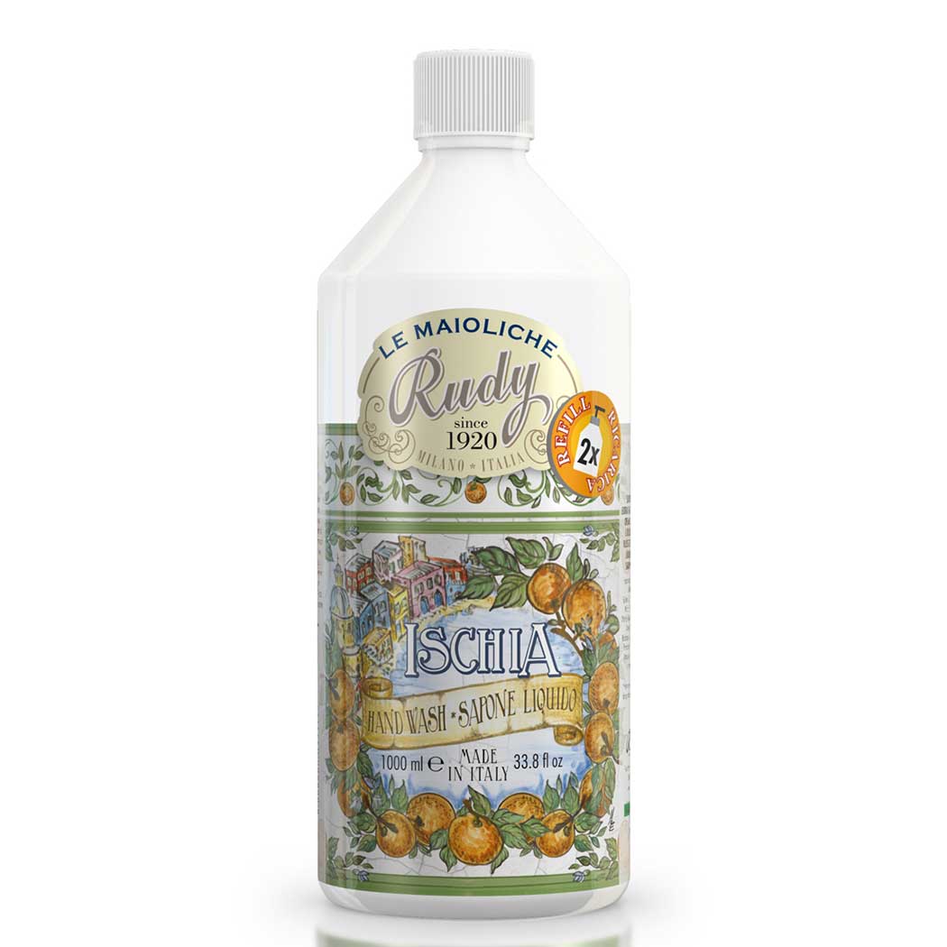 Refill Flytande Handtvål Ischia Citrus Rudy Profumi 1000 ml